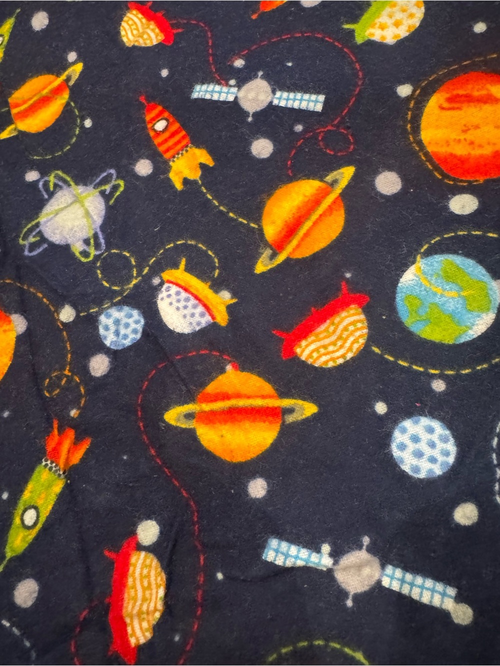 Joann Fabrics Space Flannel Fabric